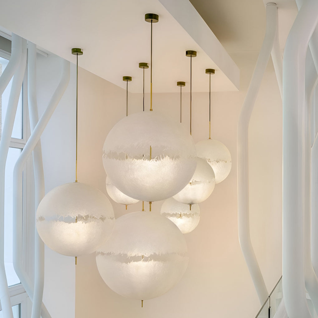 ASTRAL LUNA WHITE LED PENDANT CHANDELIER
