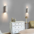 WINDSOR RECTANGULAR GYPSUM WALL SCONCE WITH DUAL LIGHTING
