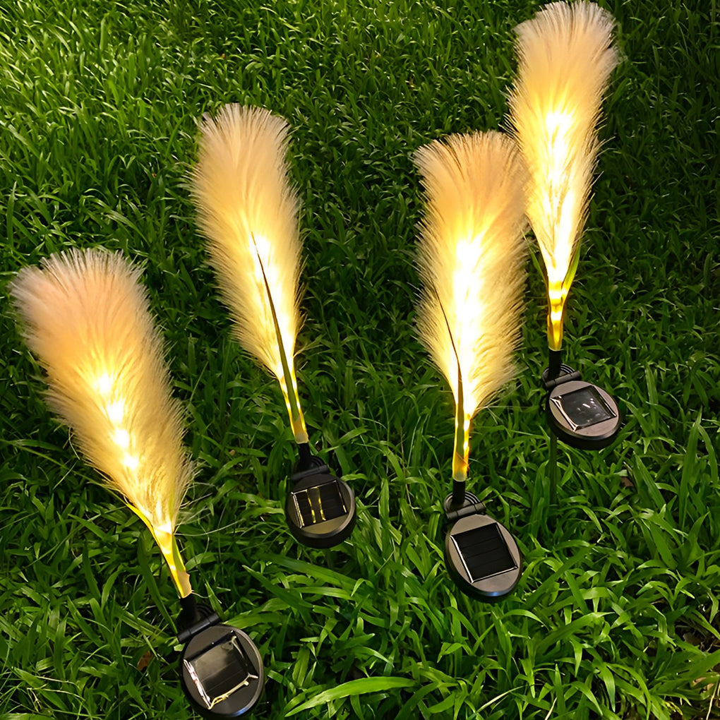 1. **CARNARVON GLOWING REED SOLAR GARDEN LIGHTS**  
   Illuminate your outdoor space with these charming solar-powered lamps designed to mimic the natural beauty of reeds, bringing a soft, ambient glow to your lawn.

2. **LAVENDER HILL SOLAR FLARE LAMP SE