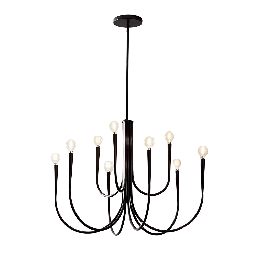 BELMONT FRENCH CANDLELIGHT 6/9-BULB DIMMABLE CHANDELIER