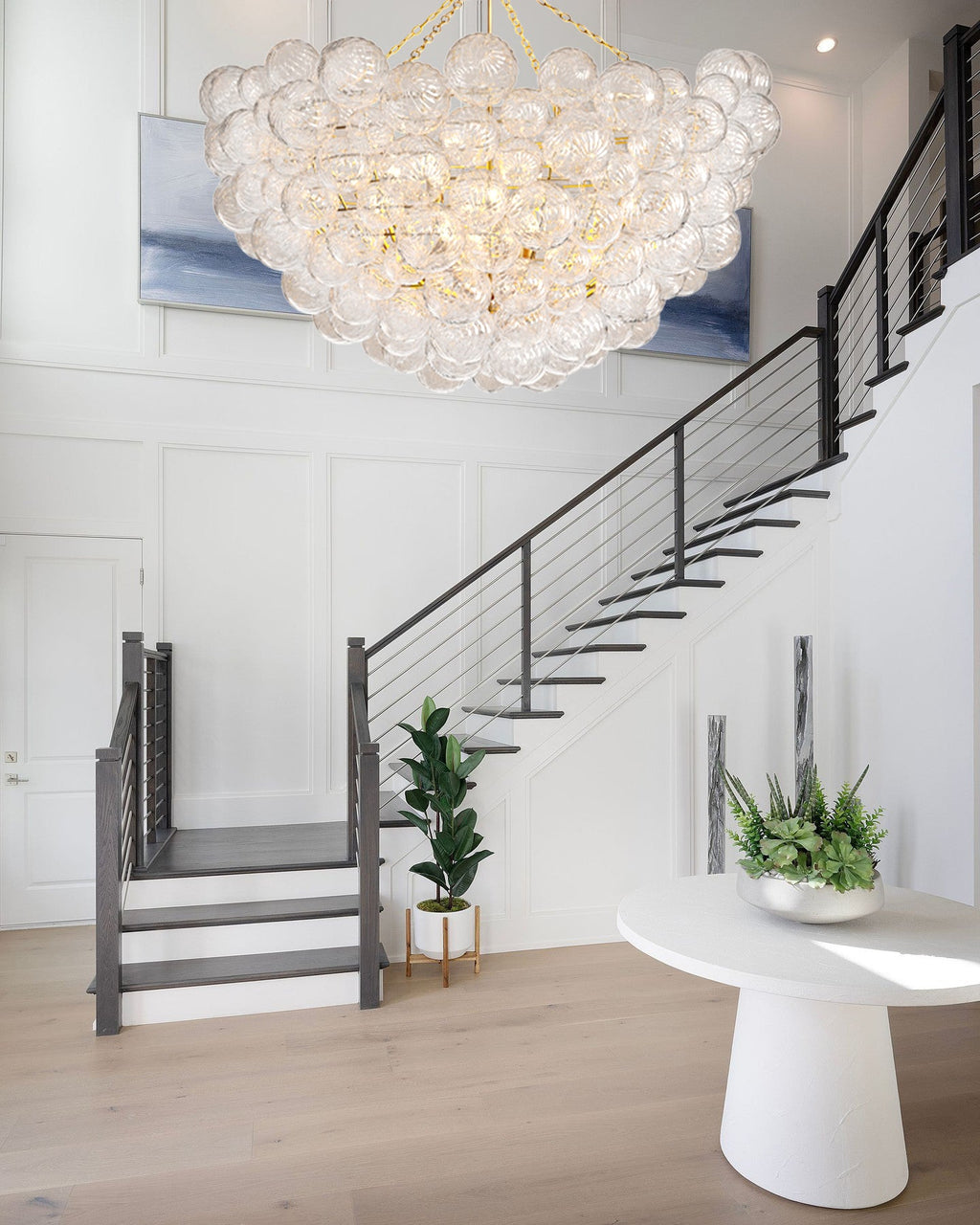 CELESTIAL ORB CRYSTAL LIGHTING FIXTURE