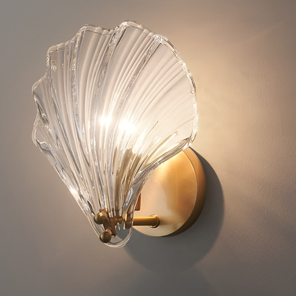 WINTHORPE FANNED GLASS TRIO DIMMER WALL LIGHT