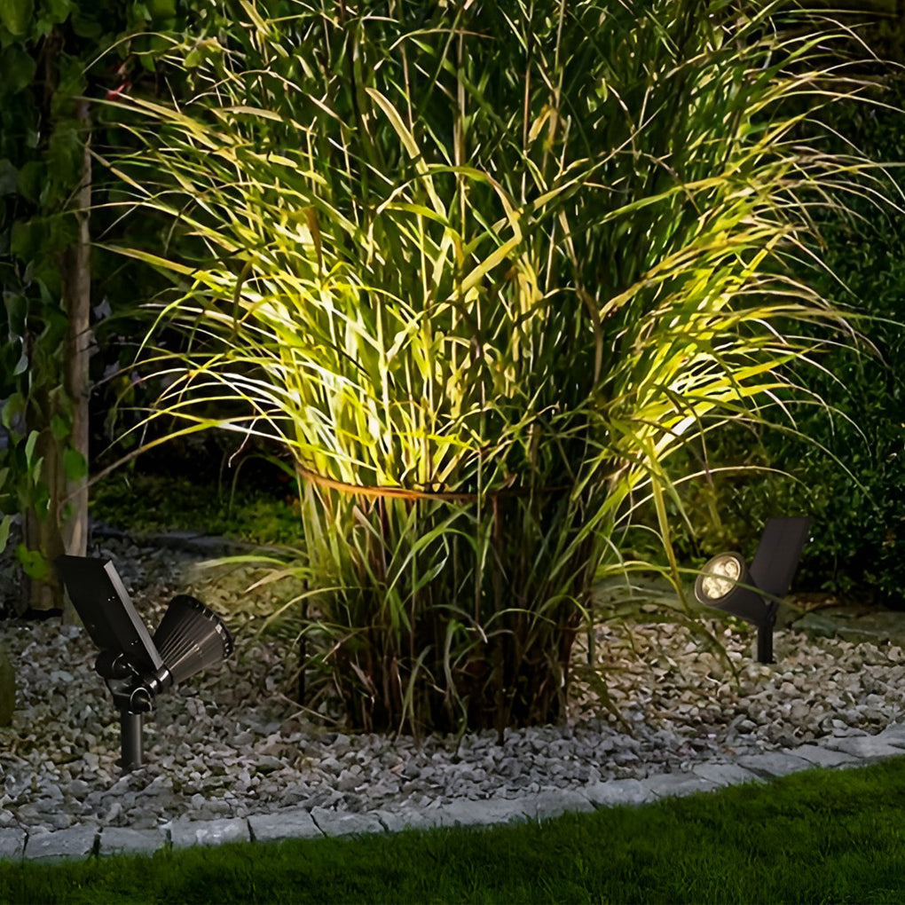 THORNBURY RAINPROOF 7W SOLAR GARDEN SPOTLIGHTS