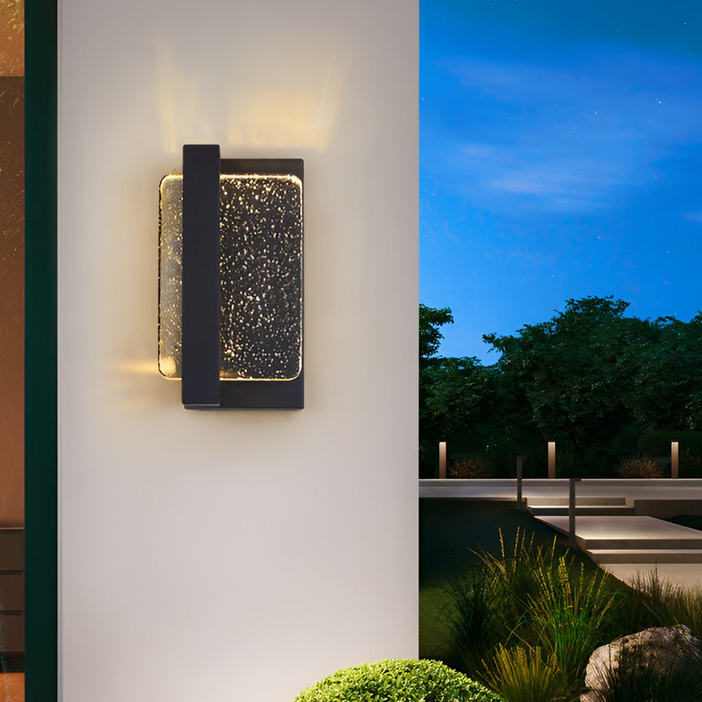 WINDSOR CRYSTAL RAINWATER OUTDOOR SCONCE