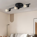 RAVENSTEAD IRON GU10 FLUSH MOUNT CEILING LANTERN