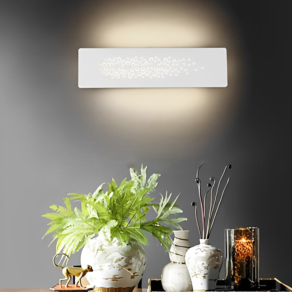 WINTERBOURNE RECTANGULAR NORDIC LED WALL LANTERN
