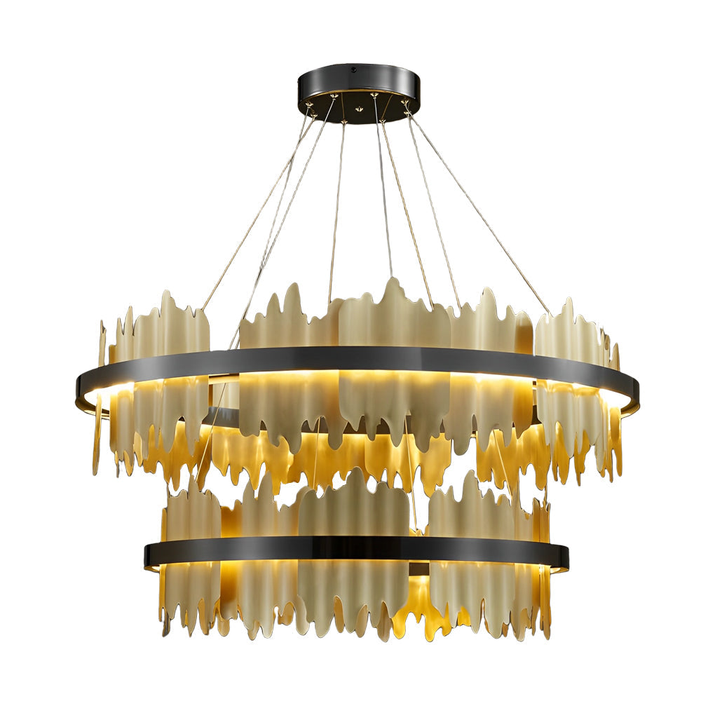RAVENHURST METAL CIRCLE DIMMING CHANDELIER