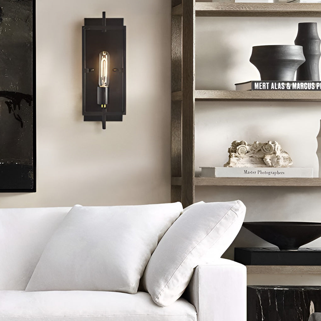RAVENSCROFT INDUSTRIAL RECTANGLE WALL SCONCE