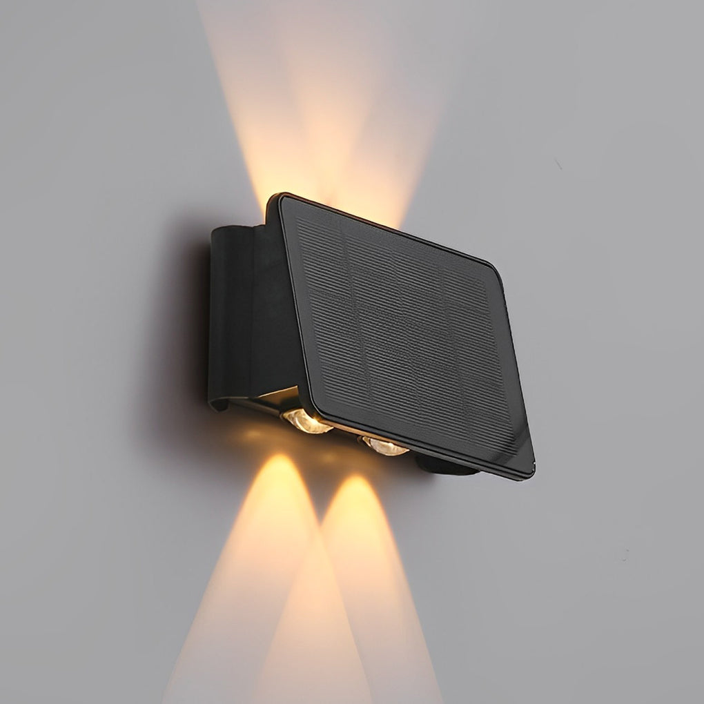 RIVERTON SOLAR-POWERED ILLUMINATION WALL SCONCE