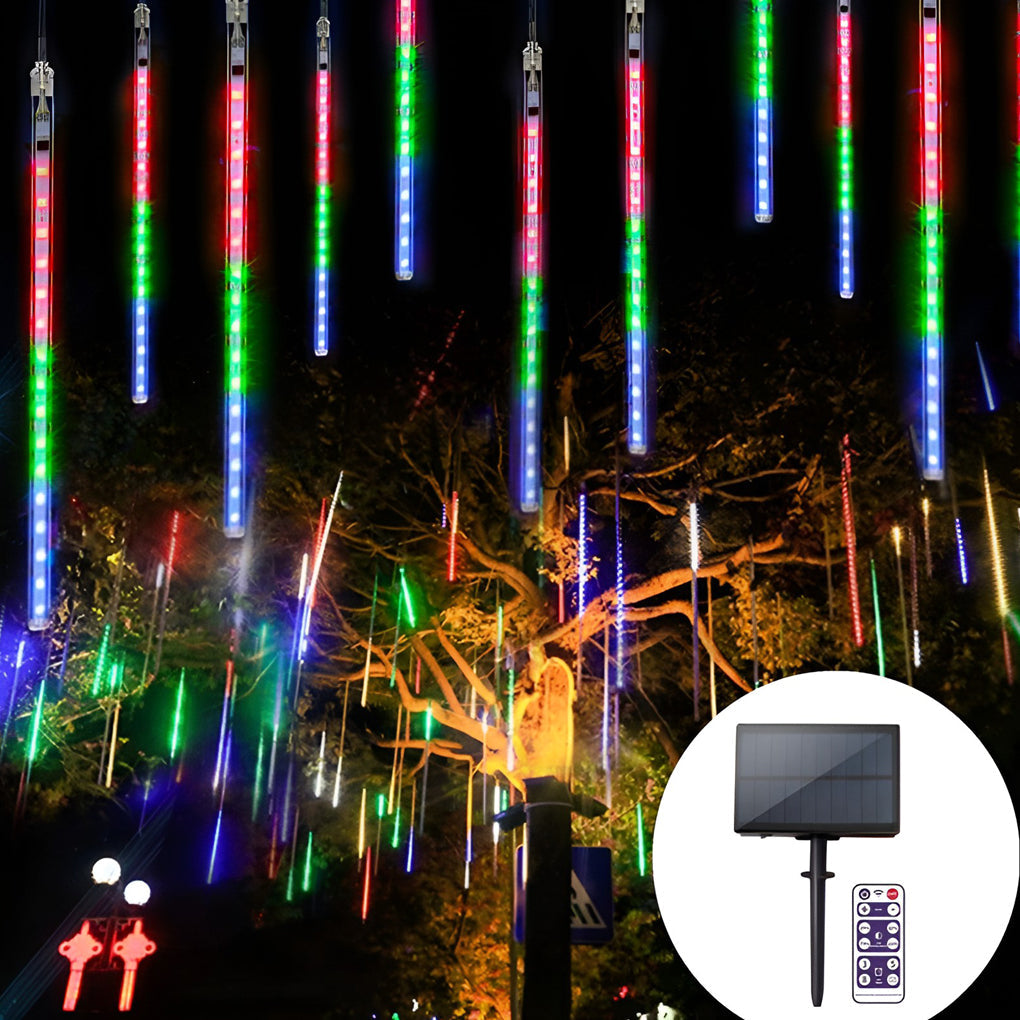 WINTERBOURNE RAINFALL SOLAR LED LIGHTS FOR GARDEN DECOR