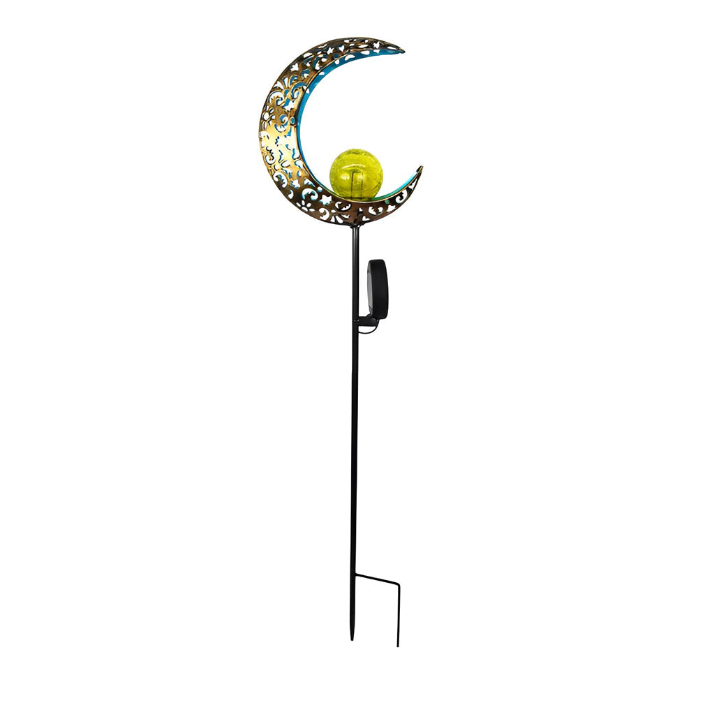 ASTRAL EMBER SOLAR GARDEN LANTERN WITH CELESTIAL PROJECTION
