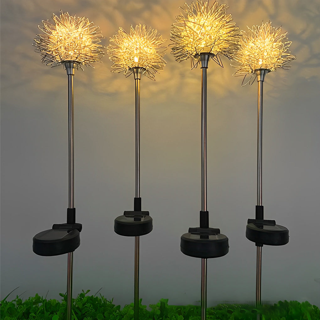 1. **WINSLOW SOLAR FLORA LANTERNS DUO** - A pair of enchanting solar-powered dandelion lights crafted from durable aluminum, perfect for illuminating your garden and lawn with a whimsical glow.

2. **TAVISTOCK GARDEN GLOW ORBS SET** - This dual pack of so