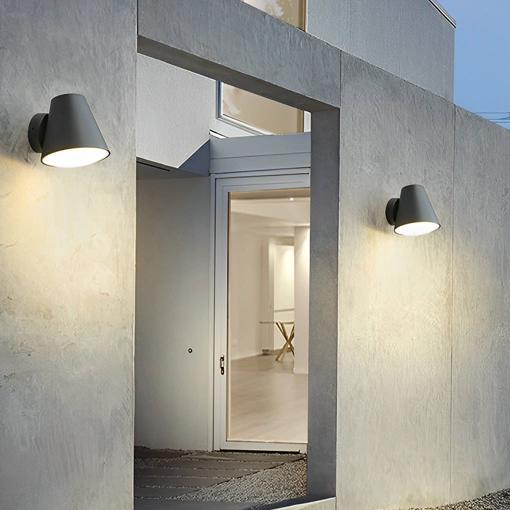 WINDSOR CONICAL LED OUTDOOR SCONCE WITH WATER-RESISTANT FINISH