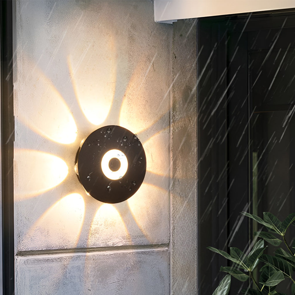 RAVENSCROFT CIRCULAR AQUA-RESISTANT LED WALL LUMINAIRE