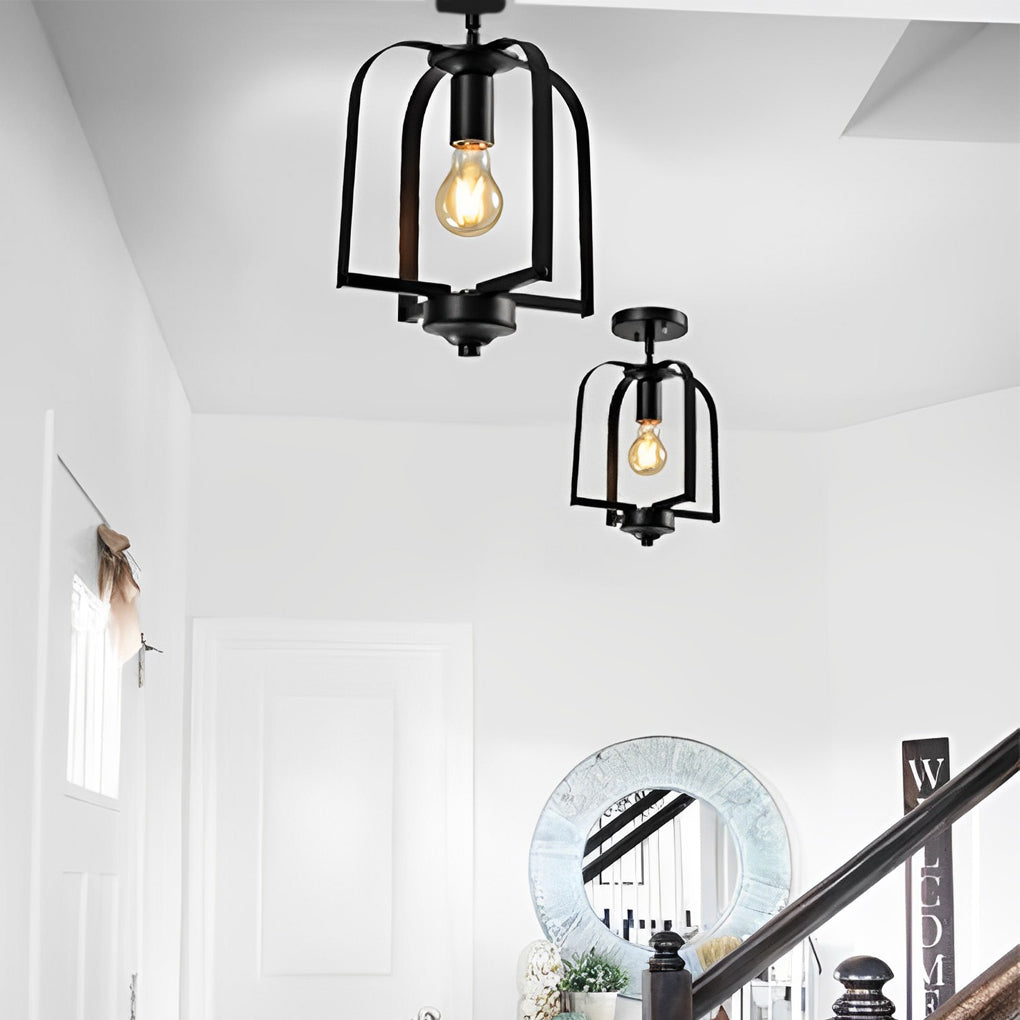 WINTHROP WROUGHT IRON FARMHOUSE CHANDELIER