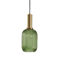 WINTHORPE STRIPED GLASS HANGING LANTERN