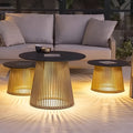RAVENWOOD SOLAR GLOW CAGE LANTERN WITH 16-CHROMATIC LIGHTING