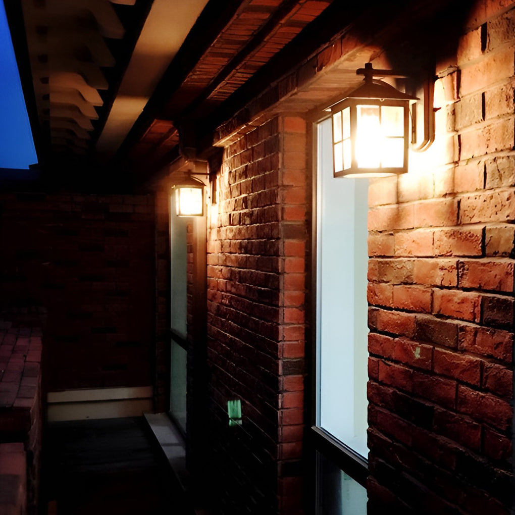 WHITBY GLAZED GARDEN WALL LANTERN