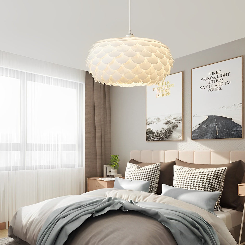 WHITBY CIRCULAR AQUATIC THREE-TIER LIGHTING PENDANT