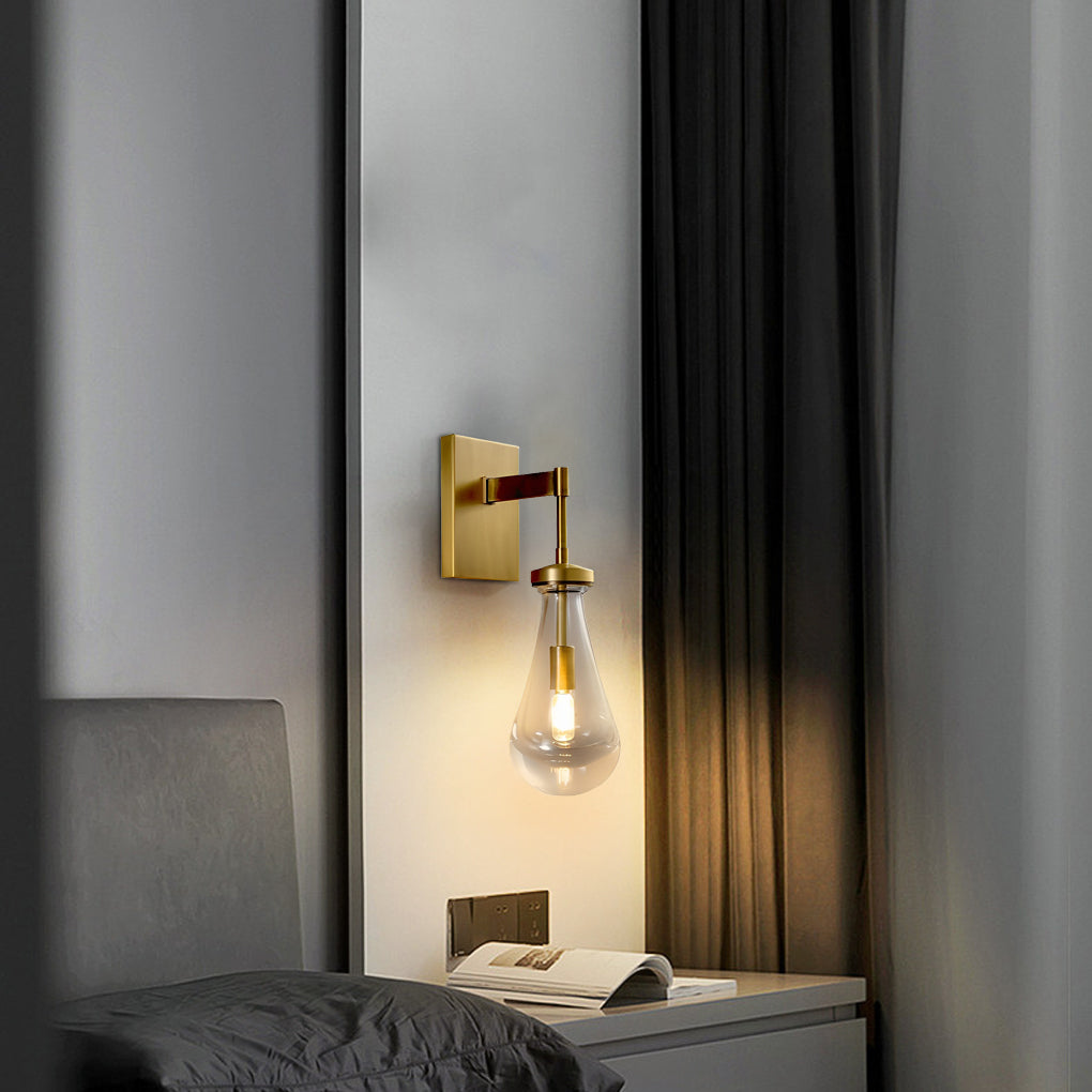 WINTHORPE CRYSTAL DROPLET MODERNIST WALL SCONCE