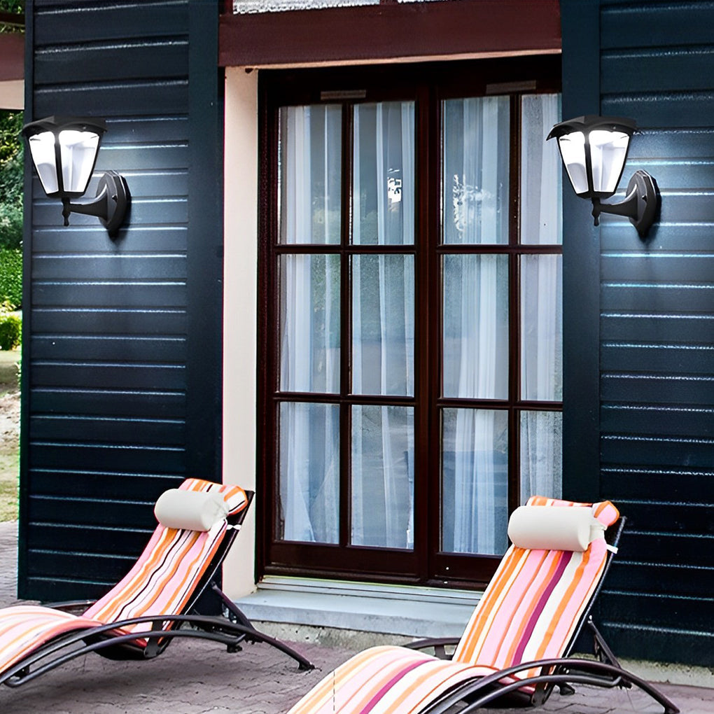 RAVENSWOOD SOLAR-ENHANCED OUTDOOR WALL LANTERN