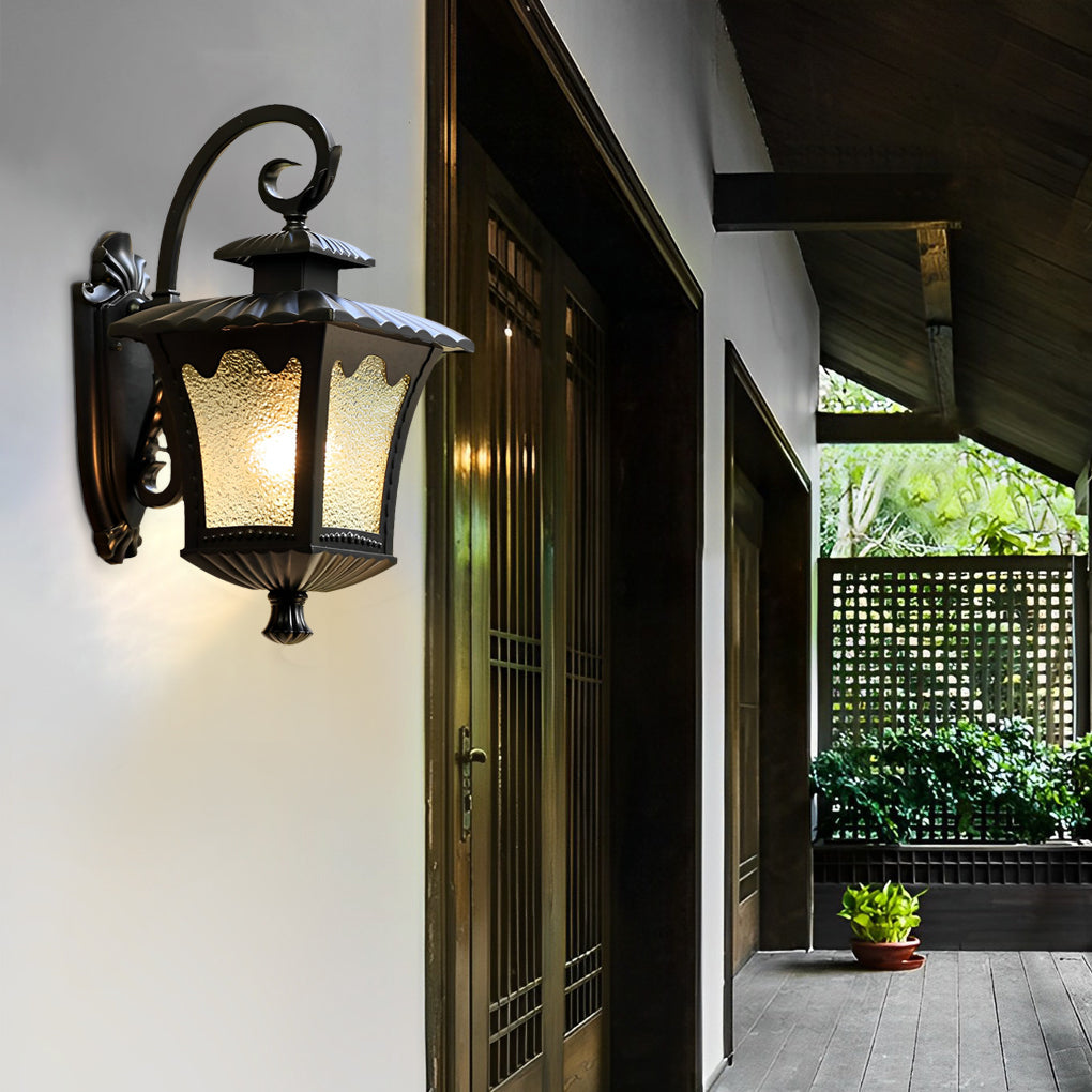 WINDSOR HARBOR VINTAGE GLASS WALL SCONCE WITH LED ILLUMINATION