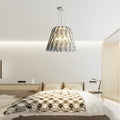 WINTHROP ACRYLIC PLUME TRILOGY CHANDELIER