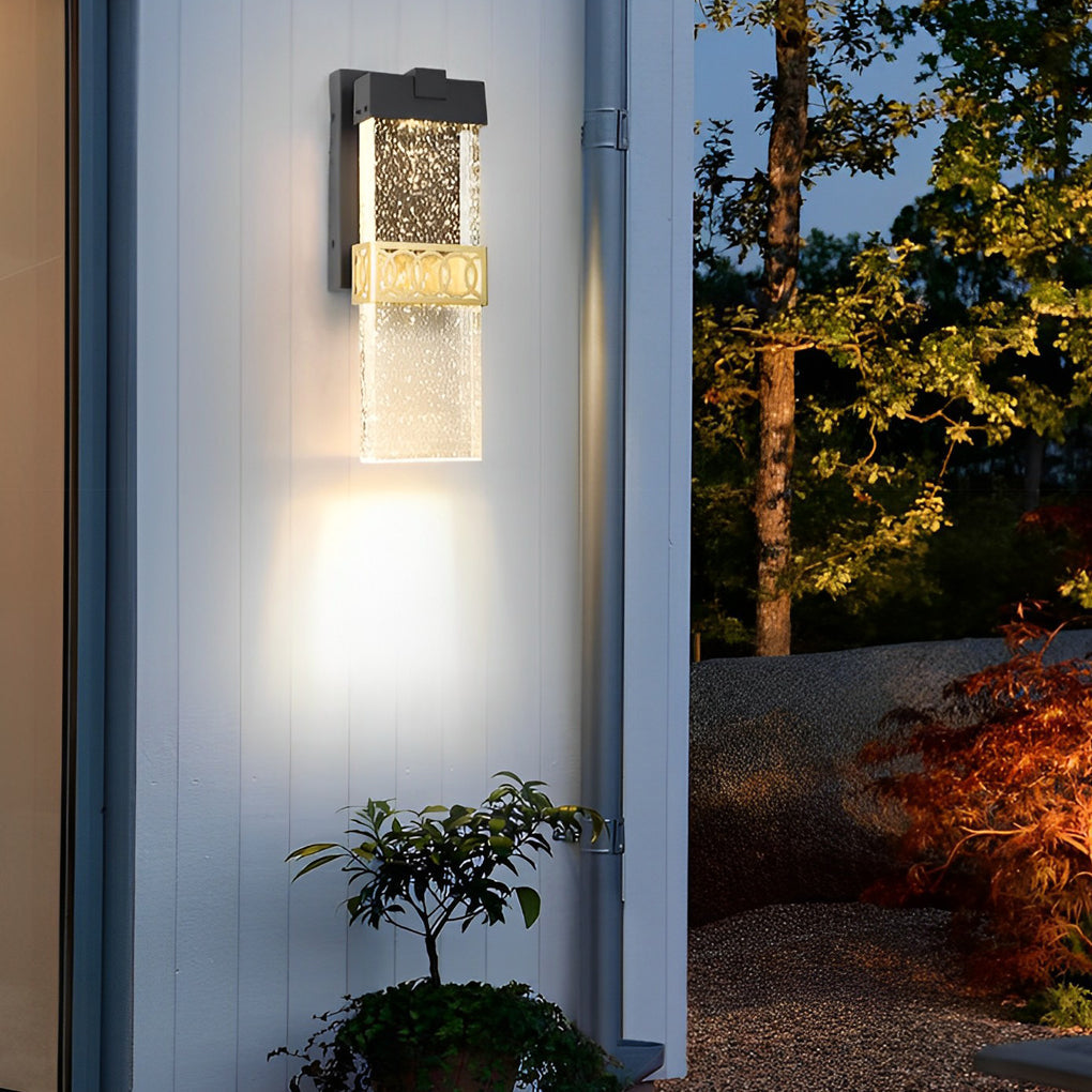 RAVENWOOD AQUA GLOW OUTDOOR WALL SCONCE