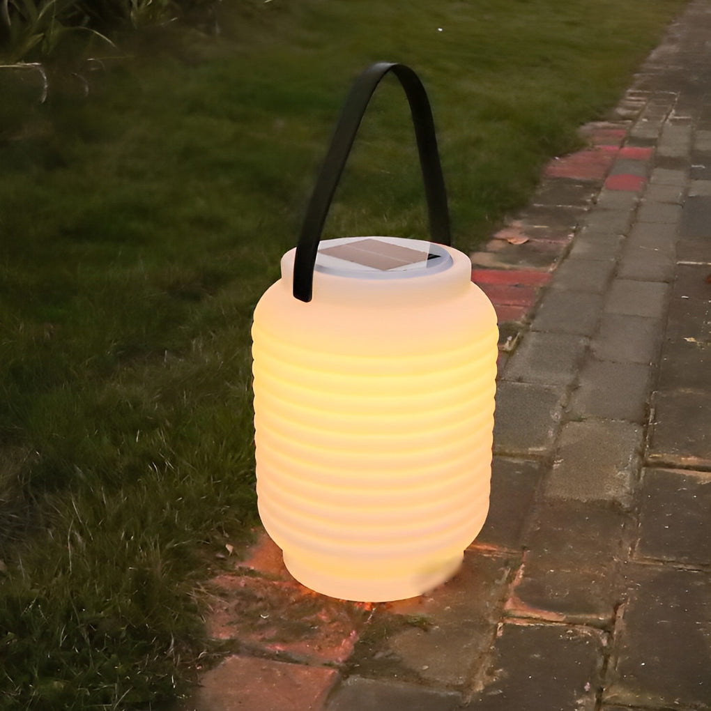 THORNBURY RAINPROOF CYLINDRICAL SOLAR CAMPING ILLUMINATOR