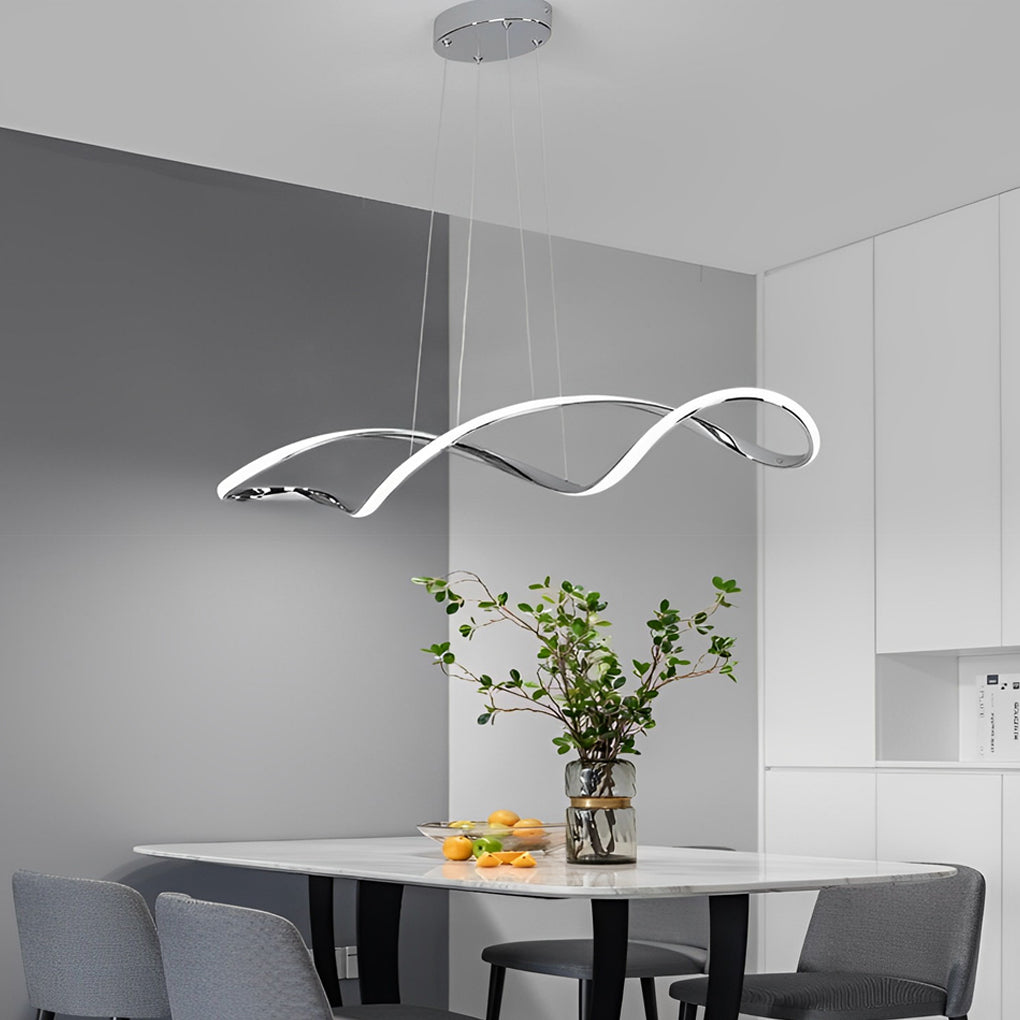 WINTHROP MODERN ARTISAN DUAL-TONE LED CHANDELIER