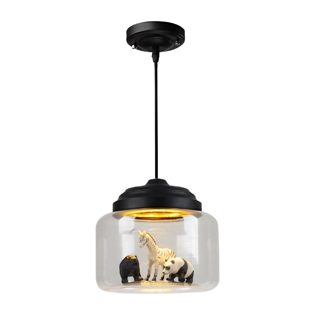 FENWICK MENAGERIE ILLUMINATION JAR PENDANT