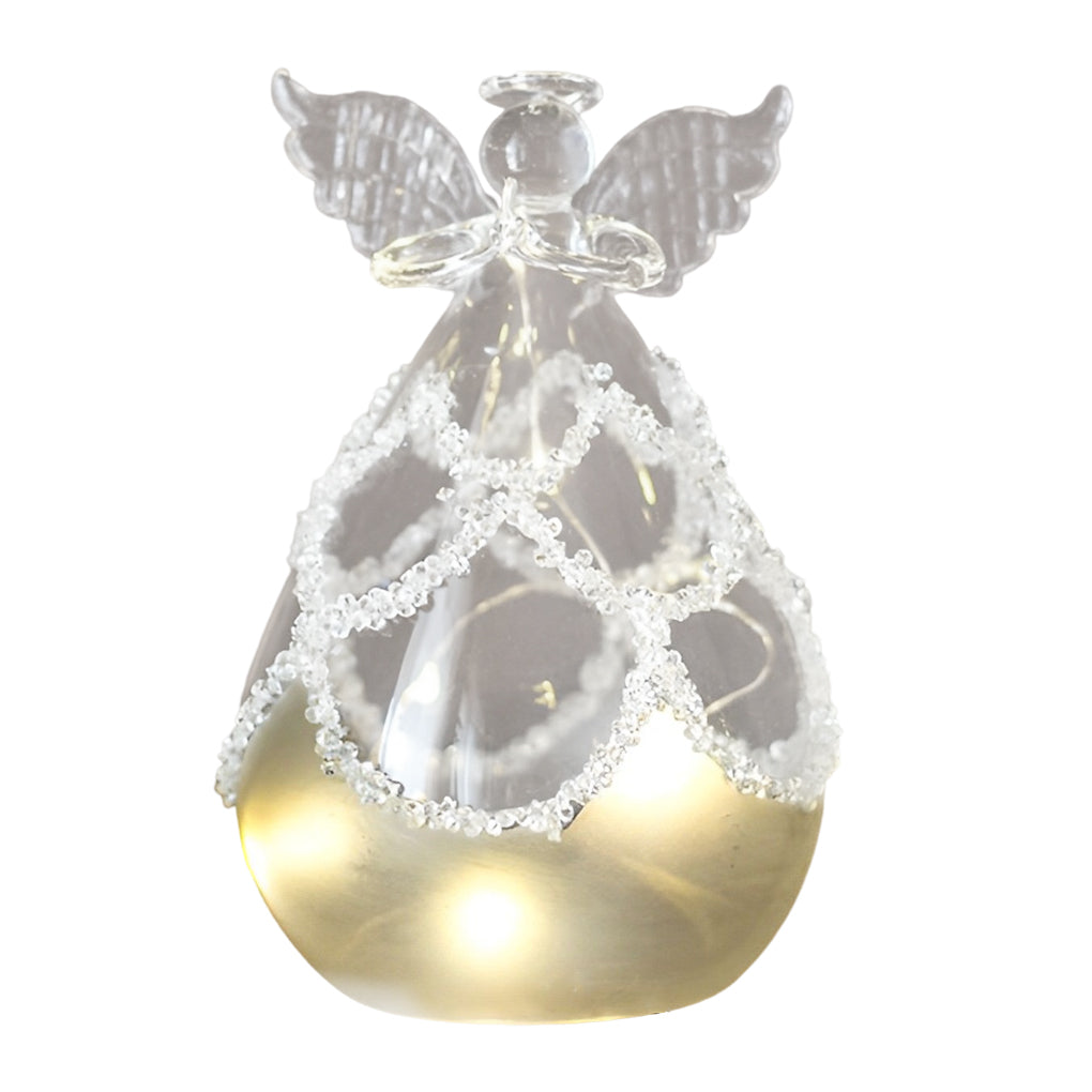 WINTERBOURNE ANGELIC GLASS ILLUMINATOR DESK LAMP