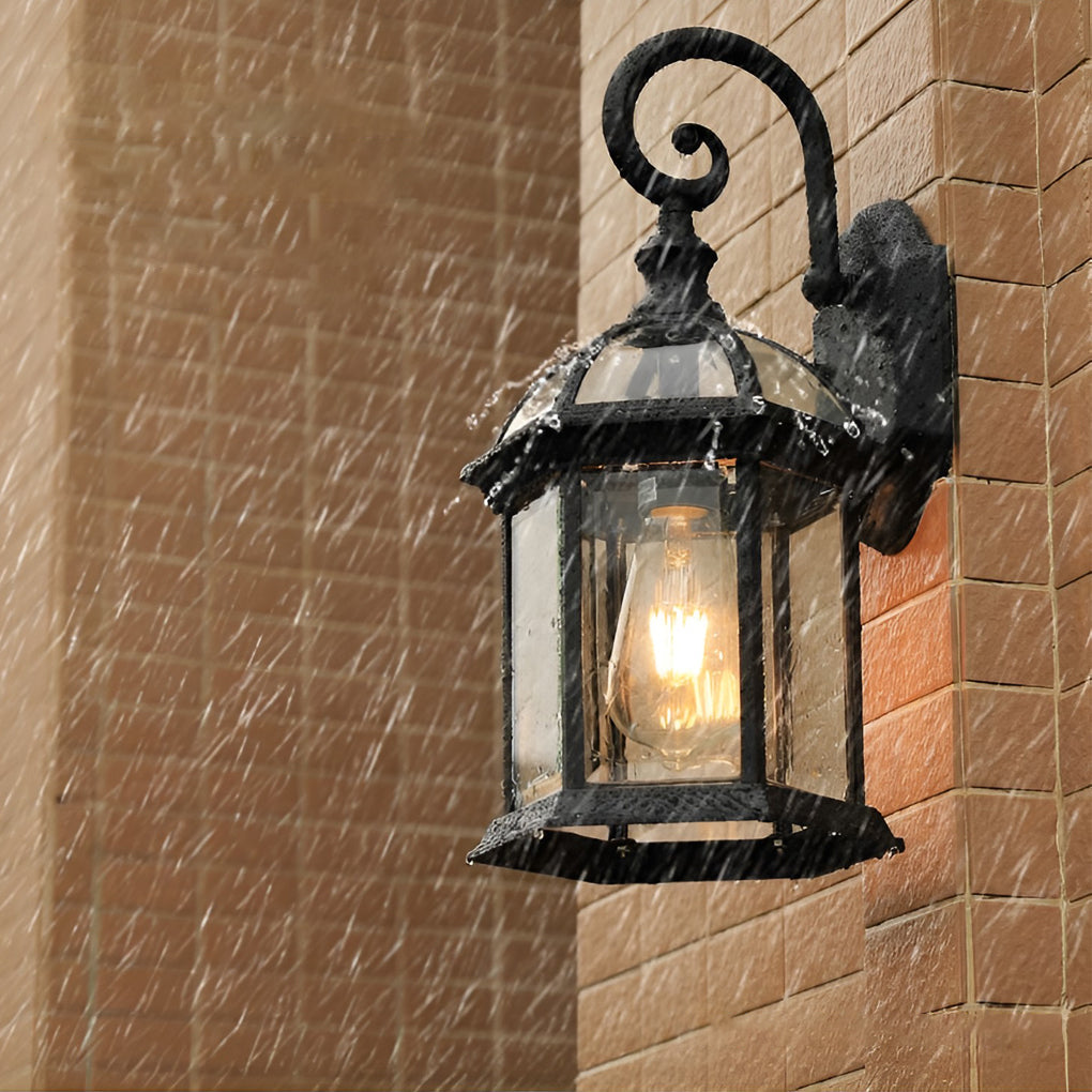 WINTHROP DOUBLE-GLASS VINTAGE WALL LANTERN