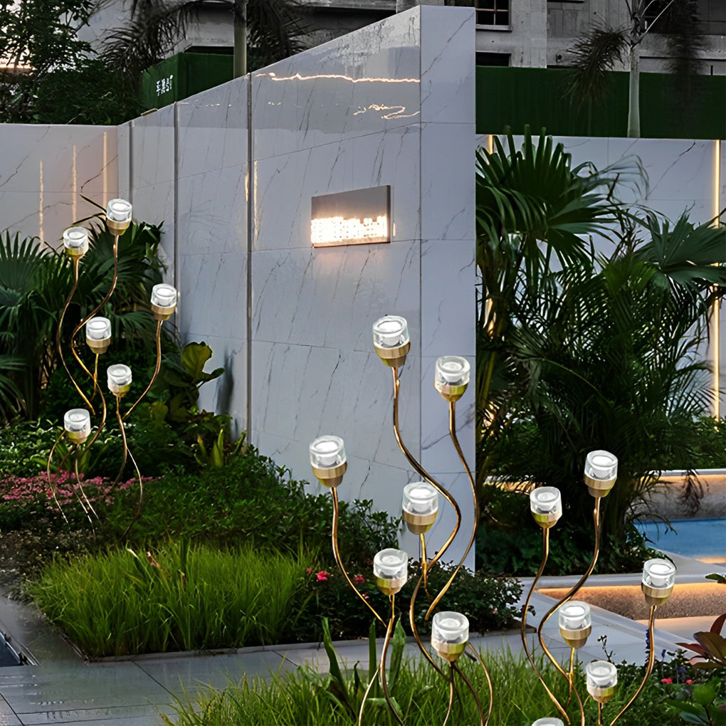 1. **CARMINE VINE LED GARDEN ORBS** – Enchanting apple and grape motifs, these luminous spheres bring a vibrant glow to your outdoor space.

2. **LAVENDER HILL FLORAL GLOW LANTERNS** – Captivating designs featuring fruit-inspired blooms, casting a warm, i