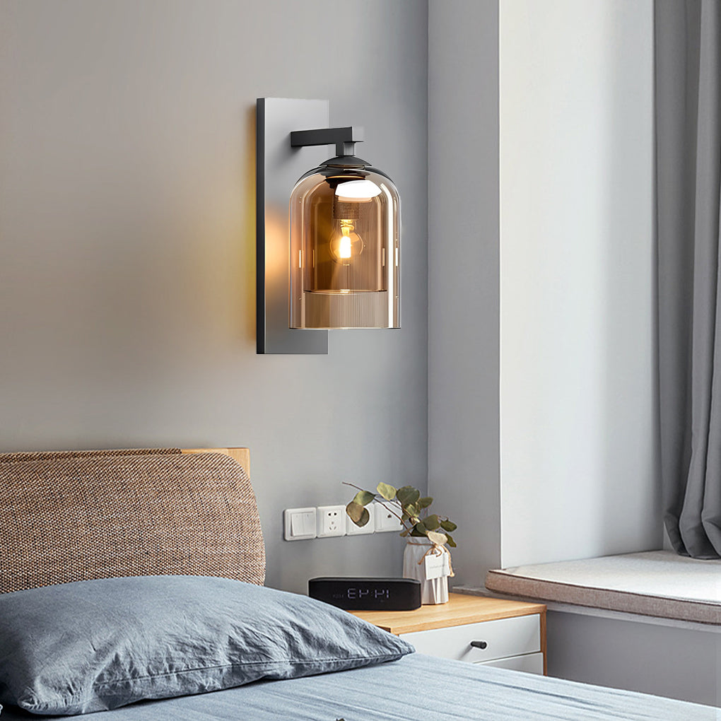 WINTERBOURNE DOUBLE-LAYERED GLASS WALL SCONCE