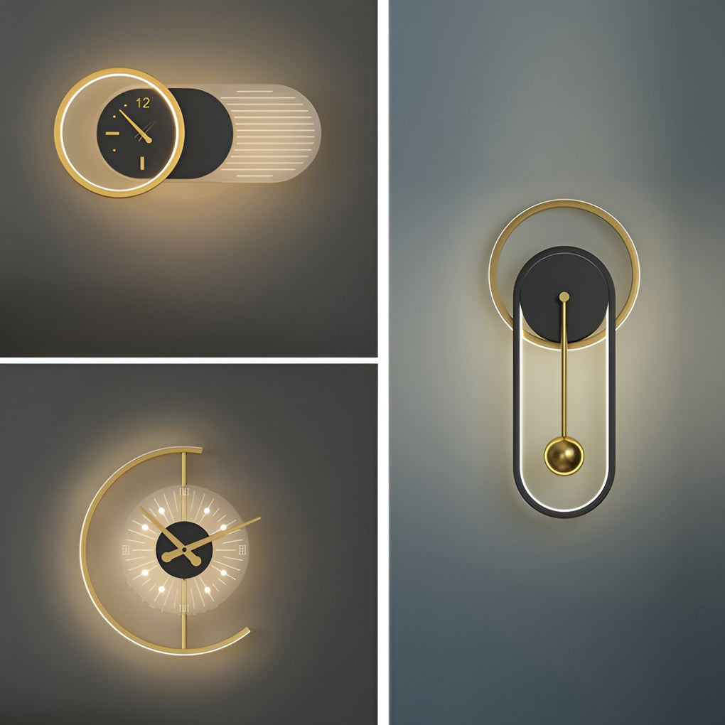 WINTHORPE MUTE CLOCK LED NORDIC WALL SCONCE