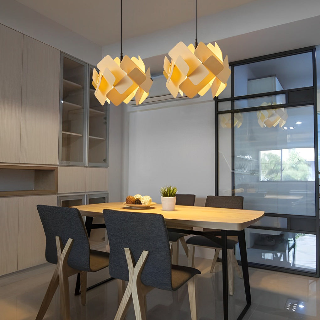 1. **WINSLOW ACRYLIC NORDIC HANGING LANTERN**  
   A sophisticated blend of modern design and Nordic influence, this pendant light features a sleek acrylic body that casts a warm, inviting glow.

2. **HENLEY ILLUMINATED ARTISAN PENDANT**  
   This strikin