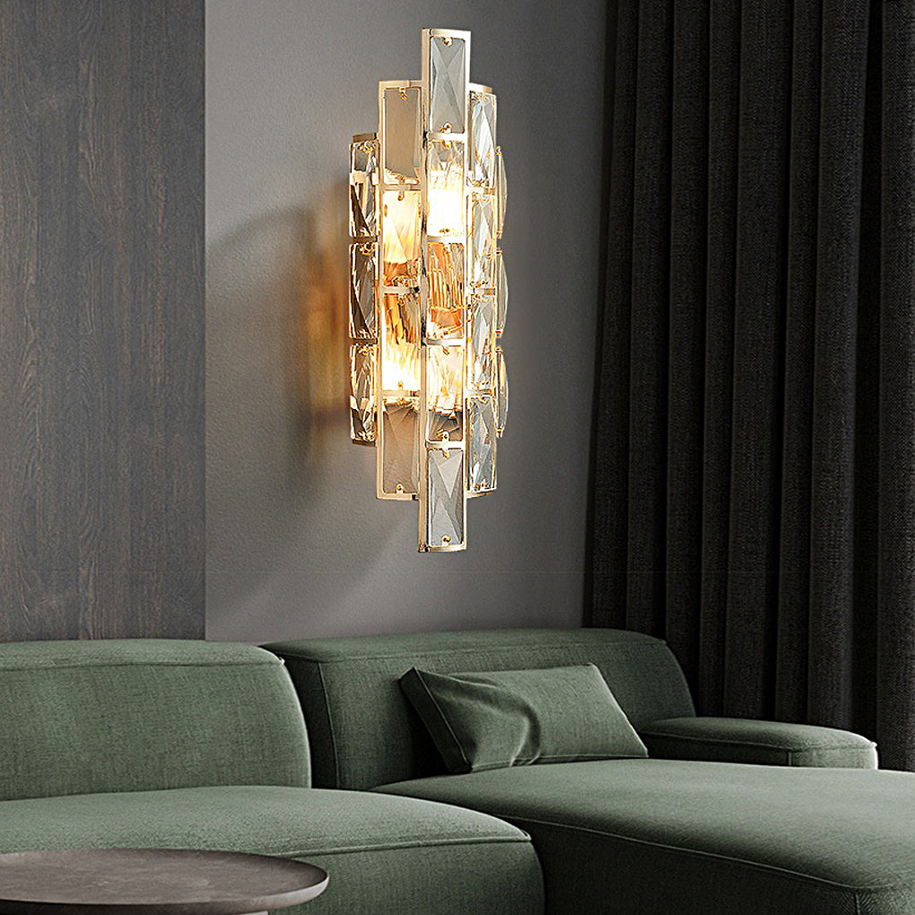 CHISWICK CRYSTAL TRILOGY WALL SCONCE