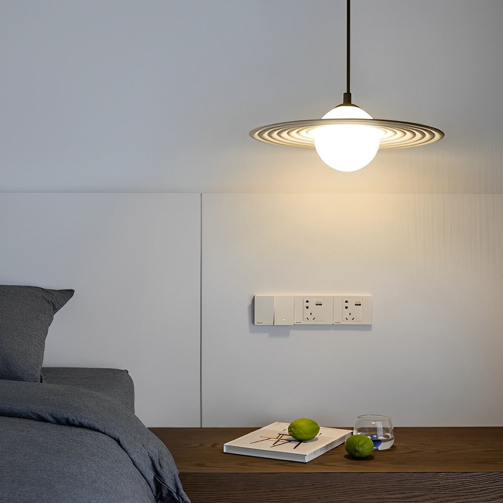 WINDSOR CIRCLE MODERN LED PENDANT LIGHT