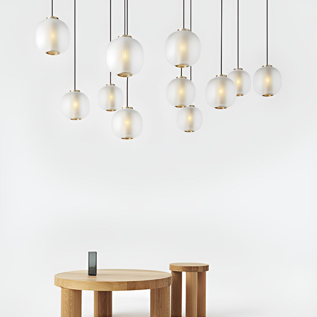 WINTHROP ORB GLASS HANGING LANTERN LIGHT