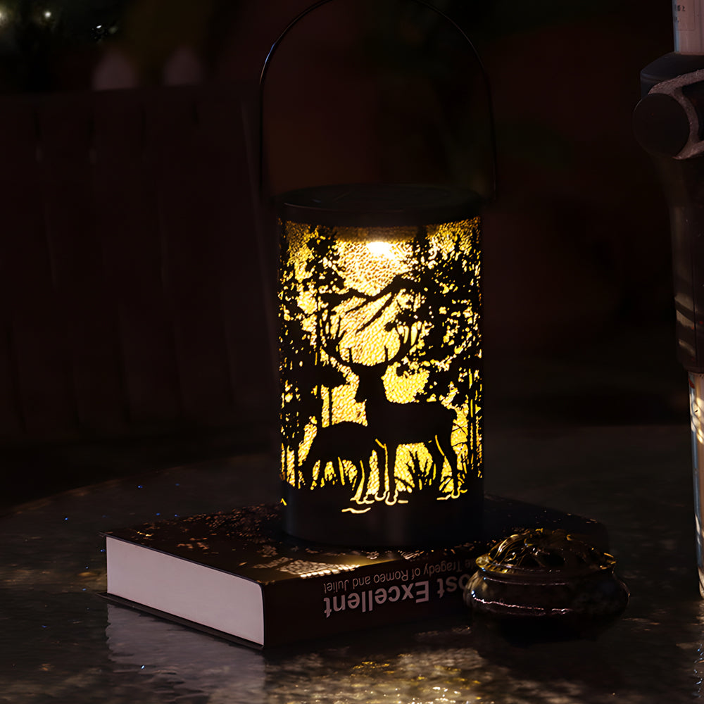 RAVENSCROFT SOLAR DEER SHADOW LANTERN
