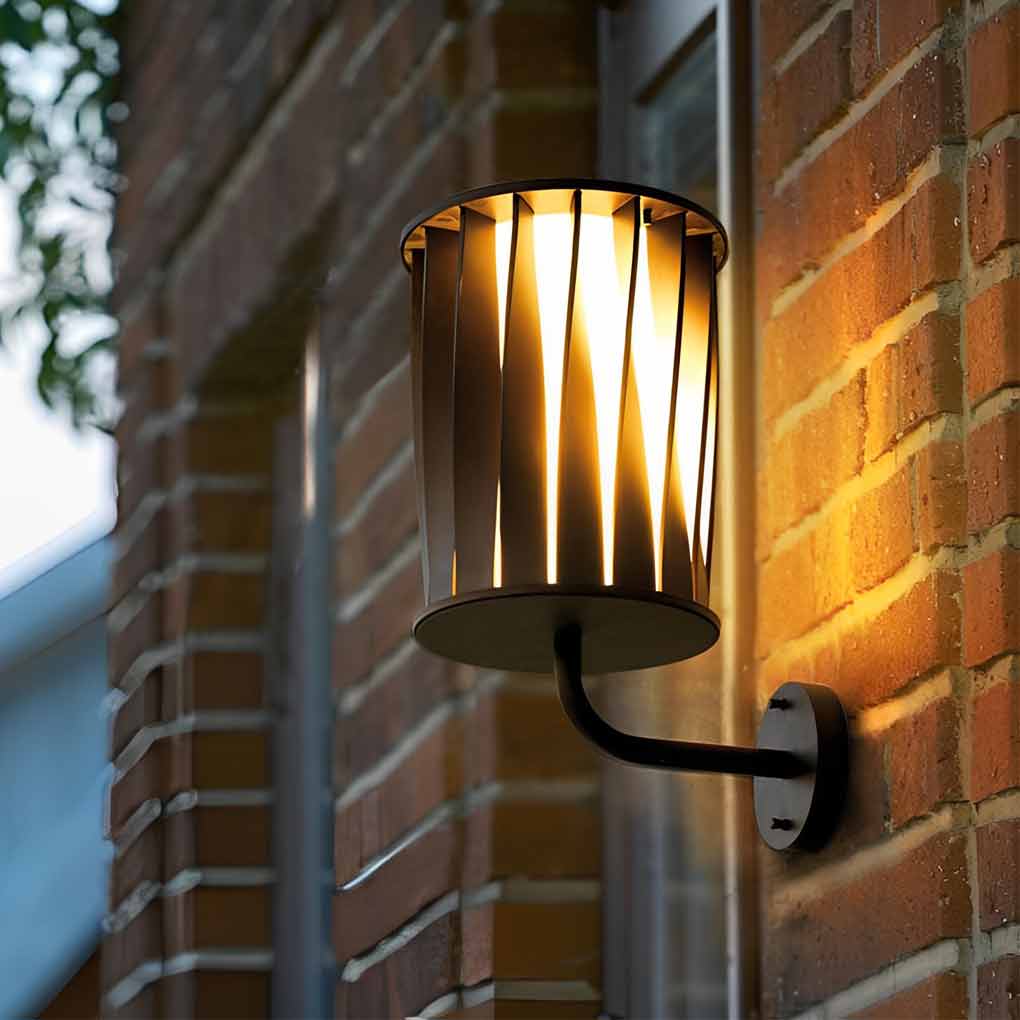 WINTHROP TWISTED WATERPROOF LED OUTDOOR WALL SCONCE