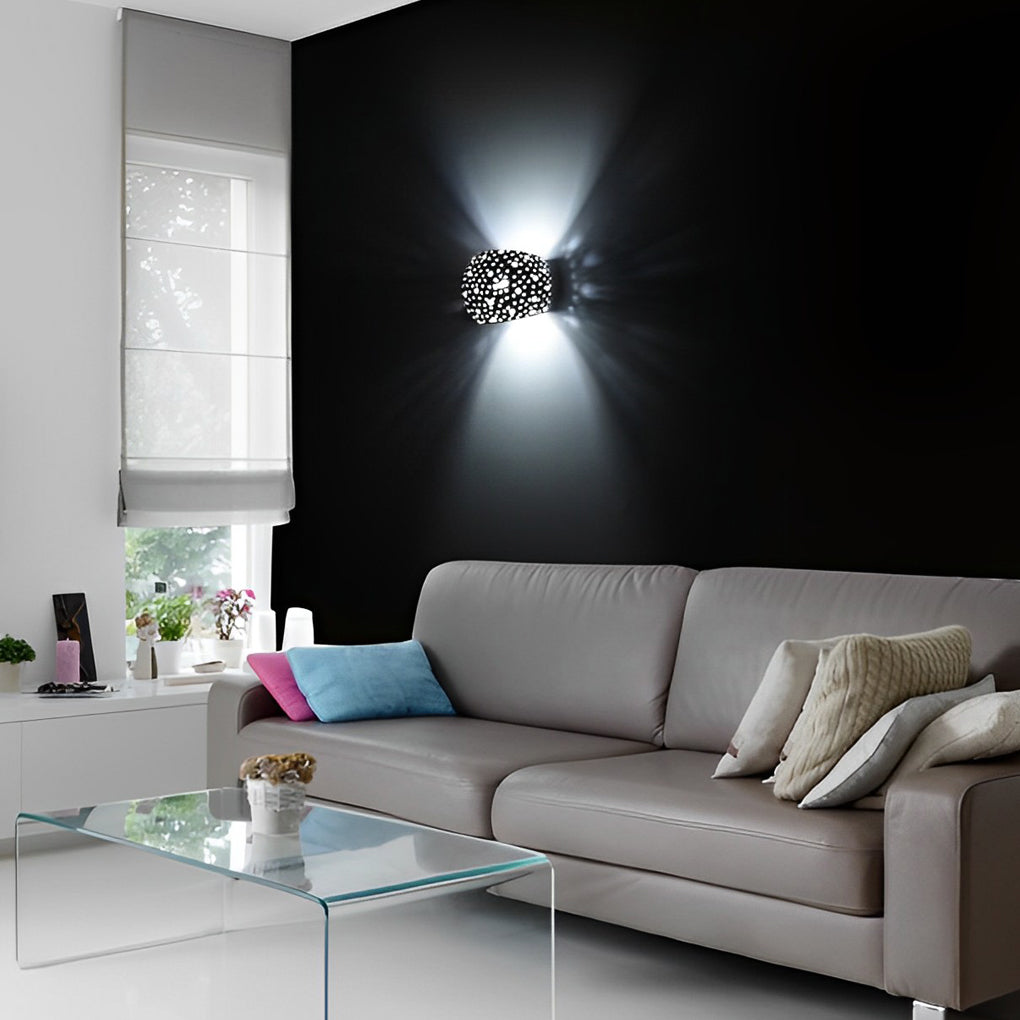WHITBY CIRCULAR HOLLOW LED WALL SCONCE