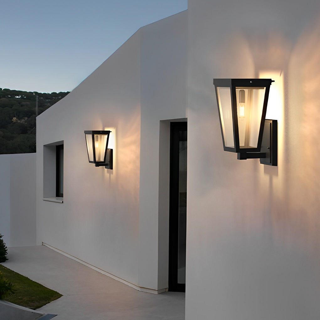 WINTHROP RECTANGULAR OUTDOOR LED SCONCE WITH DUAL POWER OPTIONS