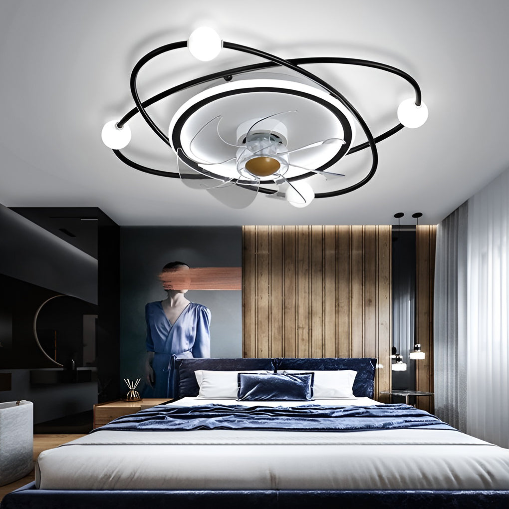 THORNBURY WHISPERING WINGS LED CEILING LAMP WITH DIMMING CONTROL
