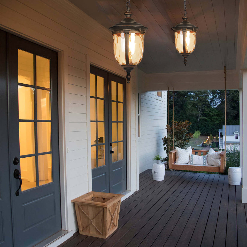WINDSOR BLACK WATERPROOF OUTDOOR CHANDELIER