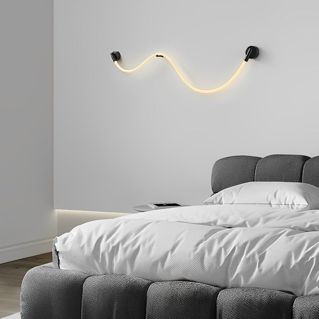 1. **WILLOUGHBY TWISTED ROPE LED SCONCE** - A modern decorative wall light featuring flexible twisted rope design, perfect for creating a warm atmosphere in contemporary spaces.

2. **BRAMBLEWOOD MINIMALIST ILLUMINATION SCONCE** - A sleek and sophisticate