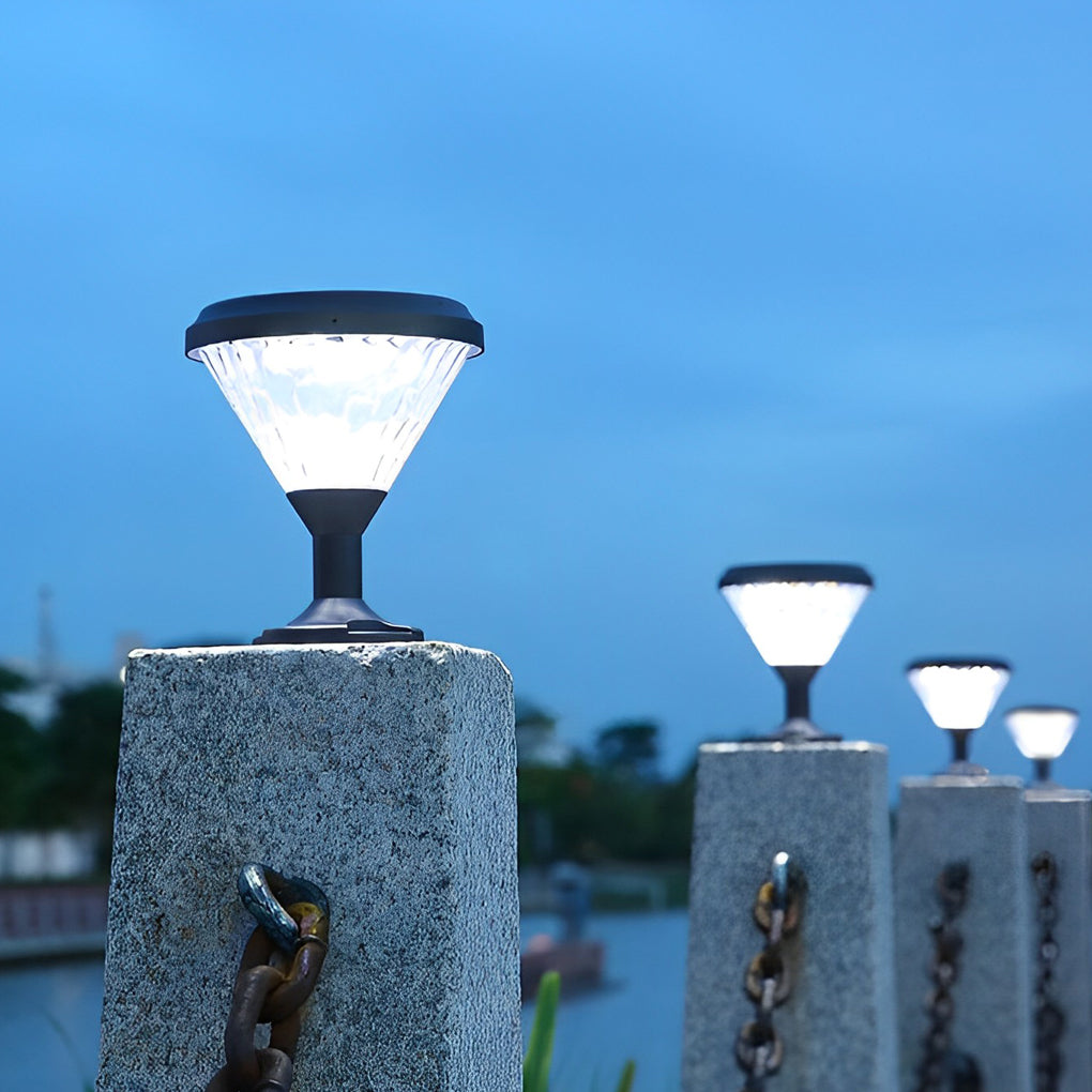 WINTERBOURNE RAINBOW GLOW SOLAR POST LANTERNS