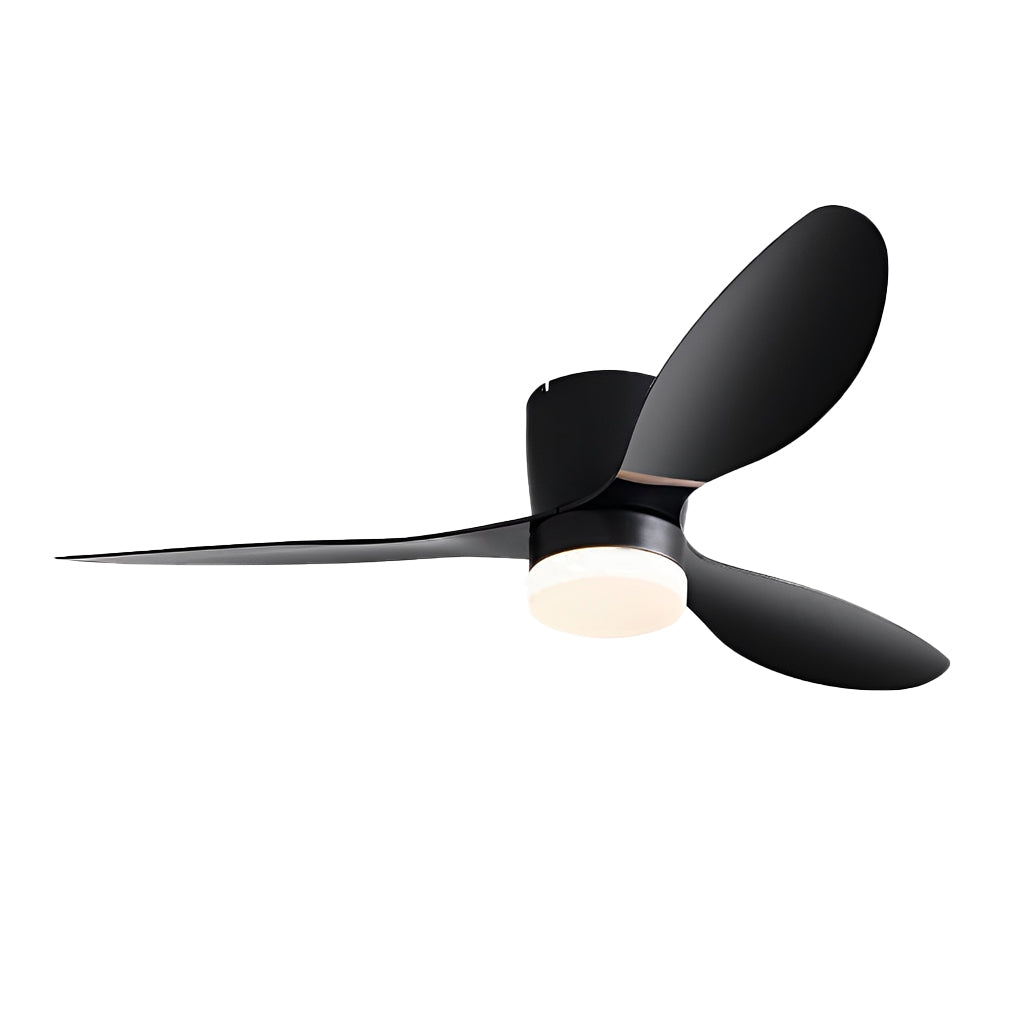 FENWICK 52-INCH TRIO BLADE SILENT LED CEILING LIGHT WITH REMOTE CONTROL