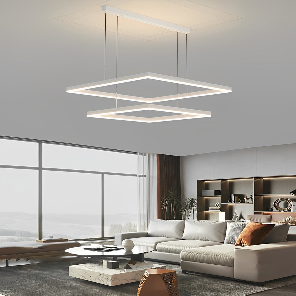 WINTHORPE QUADRA DIMMABLE LED CHANDELIER